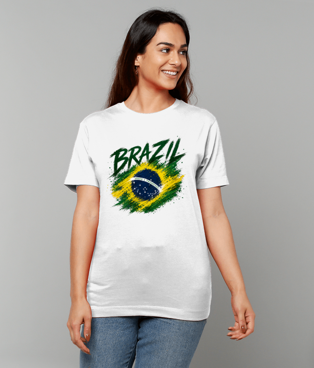 World Cup 2026 | Brazil Football T-Shirt | Brazil Flag | Brazil Fan Gift