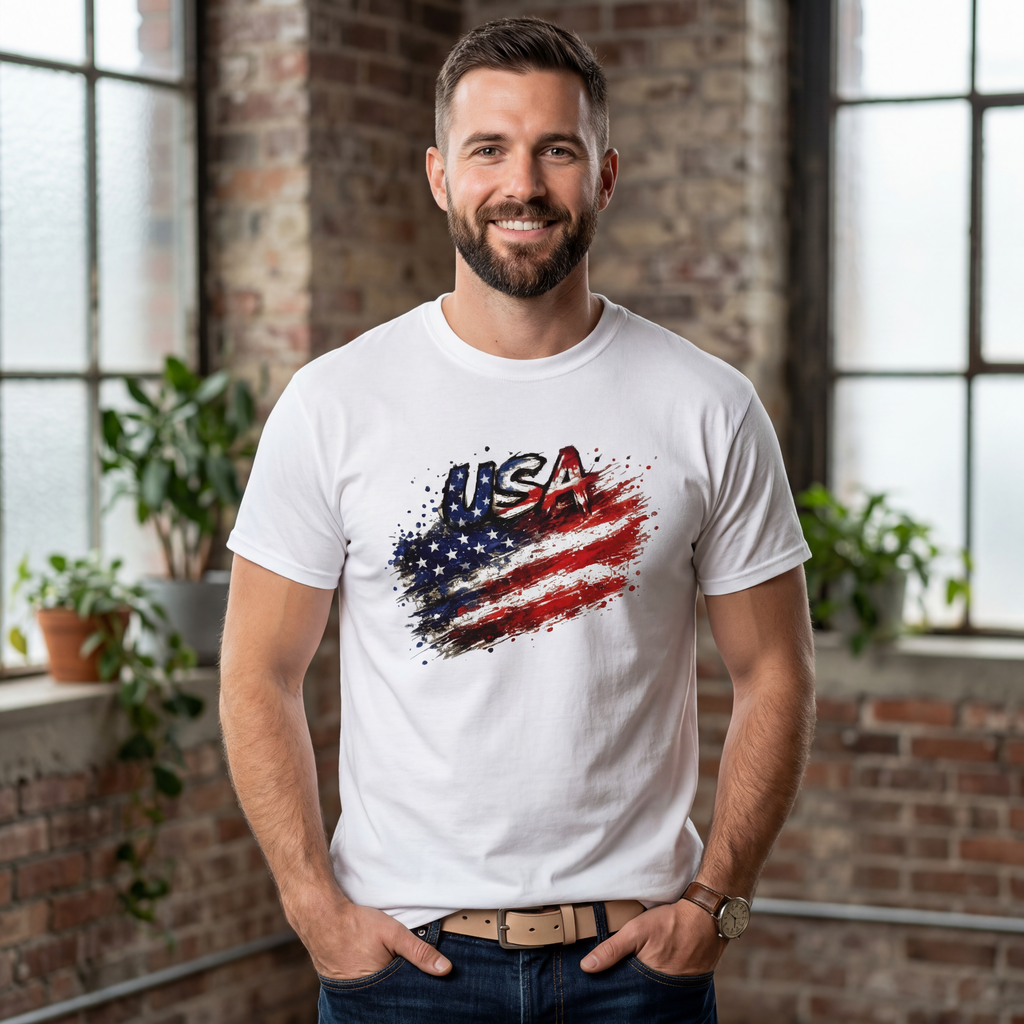 World Cup 2026 | USA Football T-Shirt | USA Flag T-Shirt | USA Fan Gift