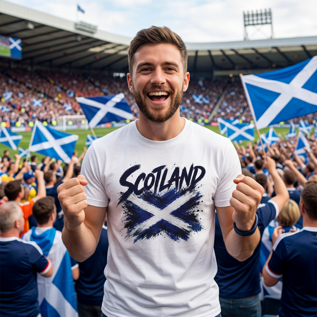 Scotland World Cup 2026 T-Shirt | Scotland Football Shirt | Scotland Supporters Tee | Scottish Flag Fan Gift