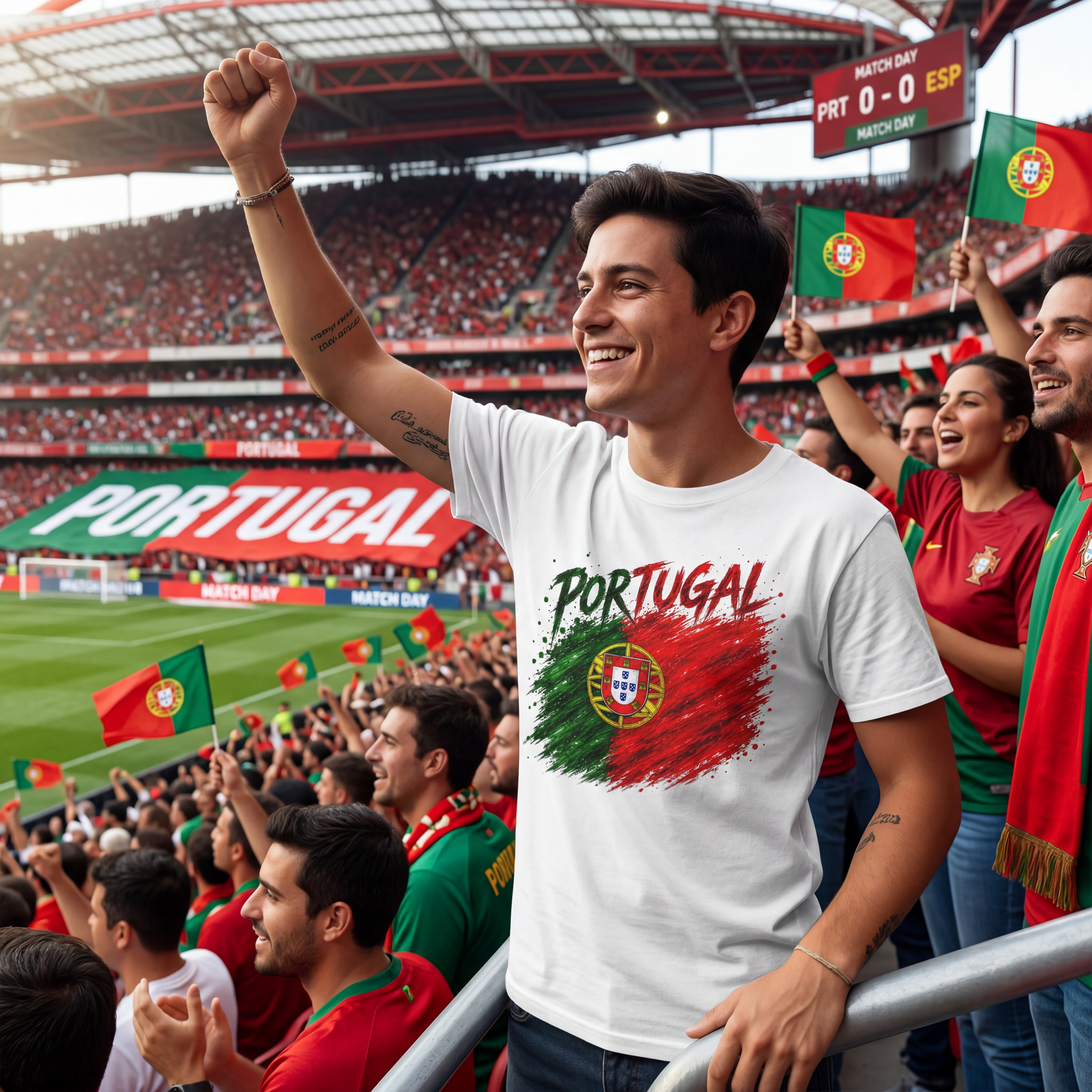 World Cup 2026 | Portugal Football T-Shirt | Portugal Flag T-Shirt | Portugal Fan Gift