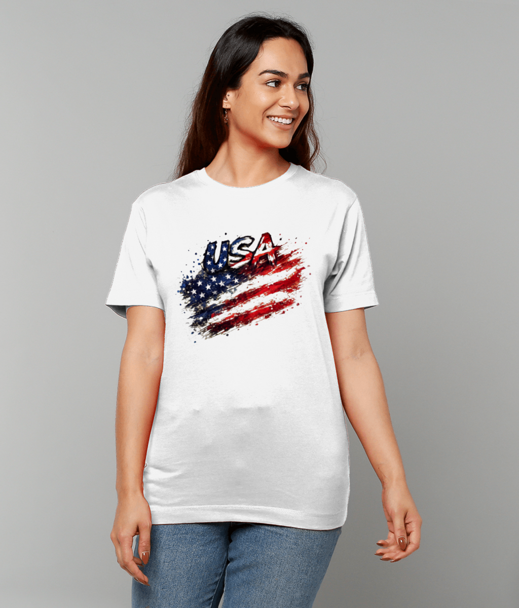 World Cup 2026 | USA Football T-Shirt | USA Flag T-Shirt | USA Fan Gift